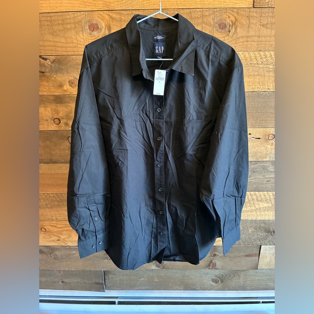 GAP Charcoal Long Sleeve Shirt